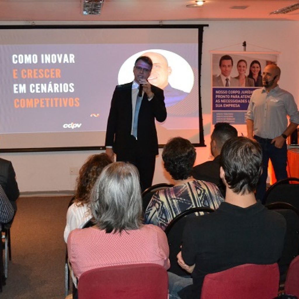 ilustração evento sobre inovação