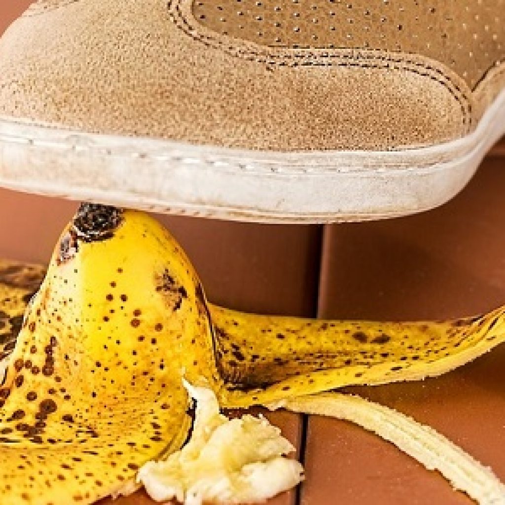 ilustração casca de banana