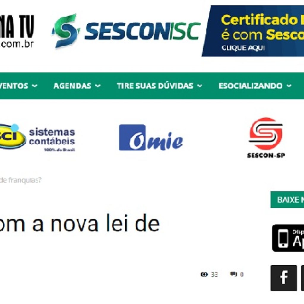 contabilidade na tv