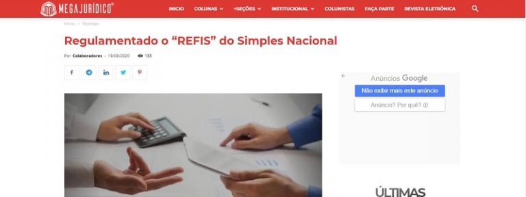 Refis do Simples no Megajurídico