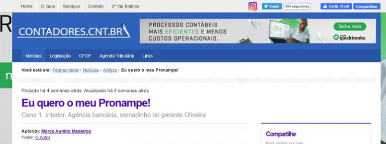 Pronampe no contadores