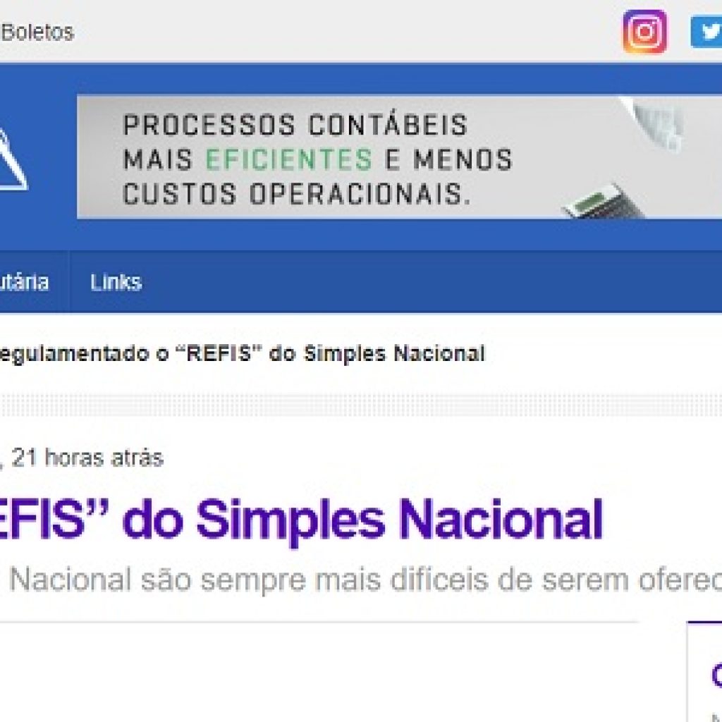 Refis no Contadores