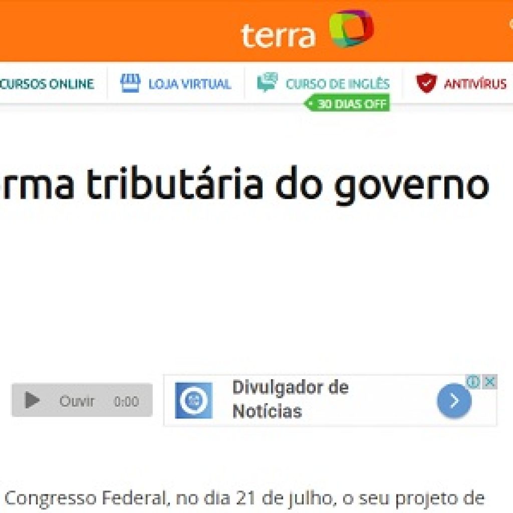 terra reforma tributária