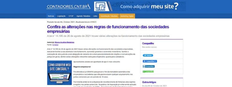 MSA Advogados, escritório jurídico, mudança na sociedade empresária