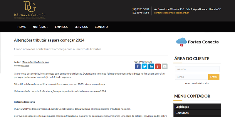 MSA Advogados, escritório jurídico, Rio de Janeiro, alterações tributárias 2024, bg